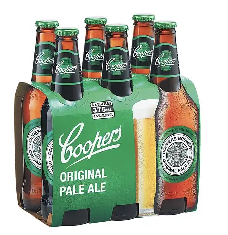 coopers淡啤酒 6*375ml 4.5%