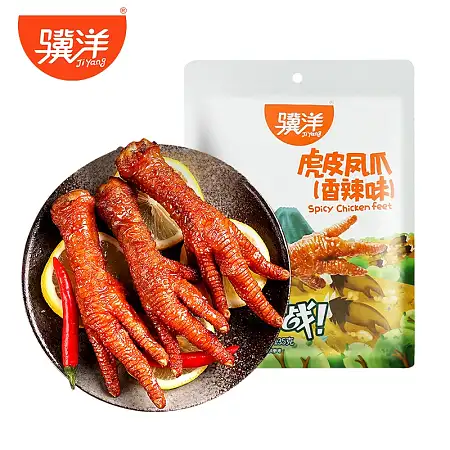 骥洋虎皮凤爪香辣味135g