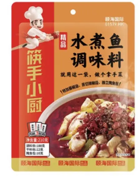 筷手小厨 水煮鱼调料 210g