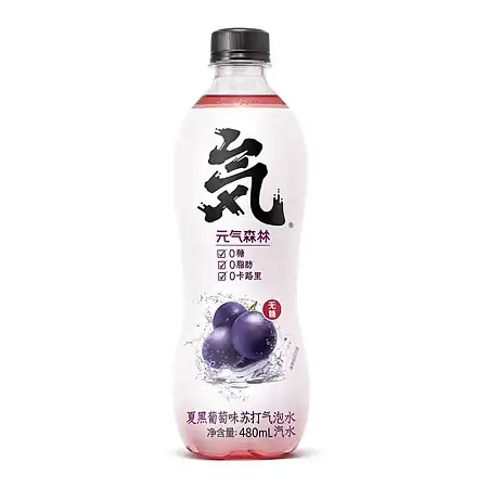 元气森林黑葡萄苏打气泡水480ML