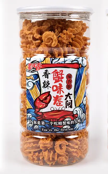 辈儿香香辣蟹味卷180g