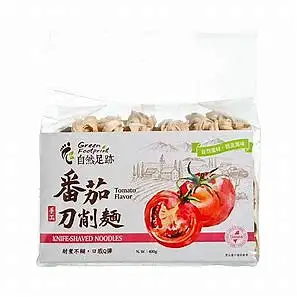 自然足迹番茄刀削面 400G