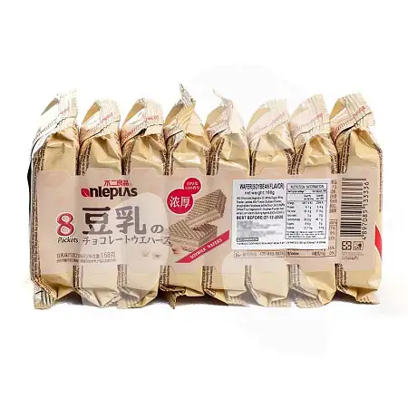 不二良品豆乳威化饼168g