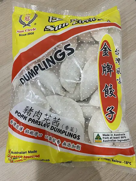 佳冠水饺 猪肉香菜 600g