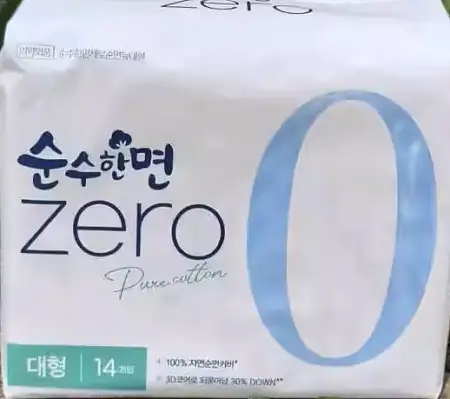 韩国ZERO 卫生巾14P (L)