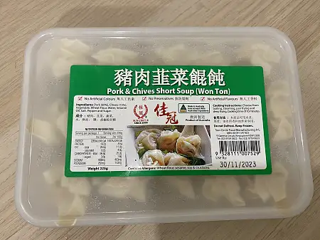 佳冠馄饨 猪肉韭菜 225g