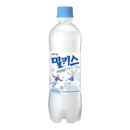 乐天牛奶碳酸苏打500ML