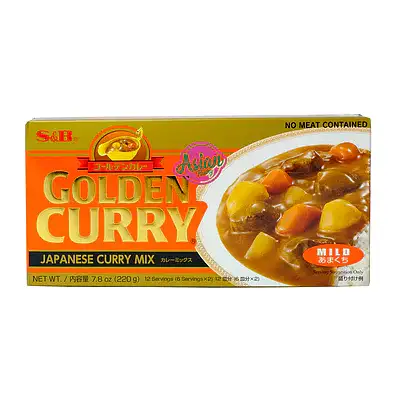 日本S&B GOLDEN CURRY金咖喱中辣大盒220g