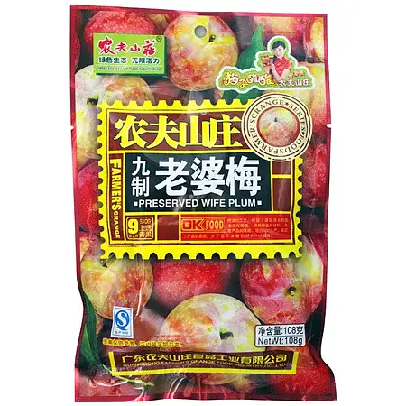 农夫山庄九制老婆梅108g
