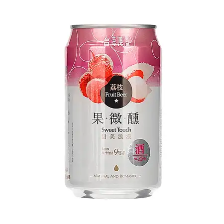 果微醺啤酒荔枝味 350ml 9%