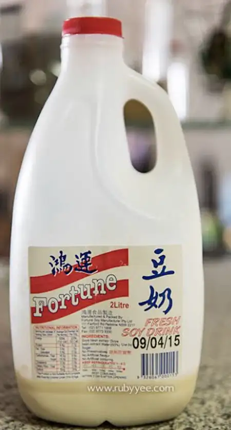 鸿运有糖豆浆2L