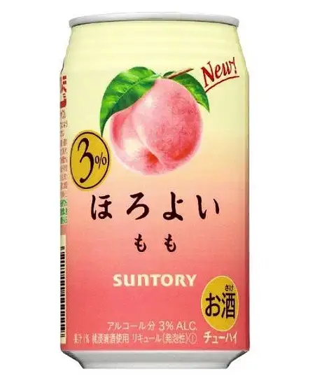 suntory 果汁气泡酒桃子味 3% 350ml