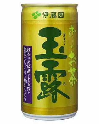 日本ITOEN伊藤园玉露绿茶罐装190ml