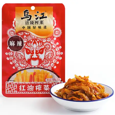 乌江麻辣红油榨菜 80g
