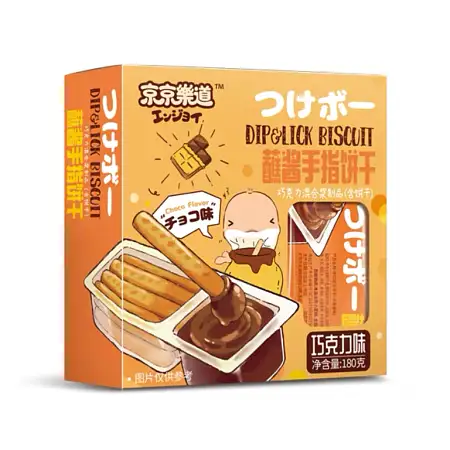 京京乐道巧克力蘸酱手指饼干180g