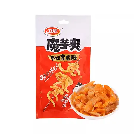 卫龙魔芋爽香辣素毛肚50g