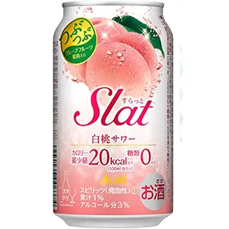 朝日白桃啤酒 350ml 3%