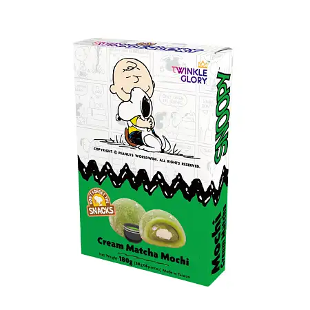 【过期免费】SNOOPY奶油抹茶麻薯210G