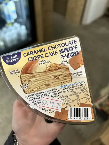 GLAB CARAMEL CREPE CAKE
