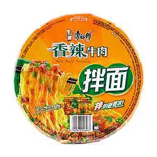 康师傅干拌面香辣牛肉145G