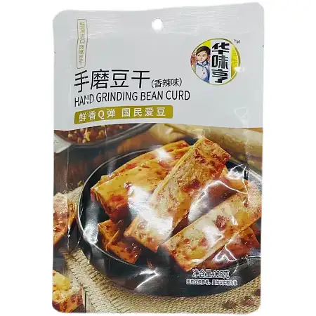 华味亨-香辣味手磨豆干125g