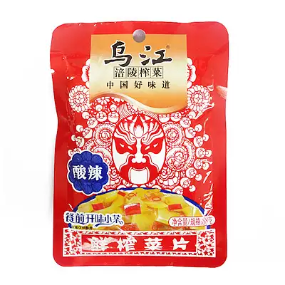 乌江榨菜片酸辣80g