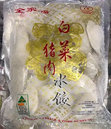 【冻】全家福 白菜猪肉水饺/饺子 600g