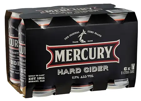 mercury 气泡果酒 6*375ml 6.9%