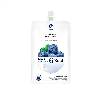 韩国jelly B 低卡蒟蒻果冻蓝莓味 150ml