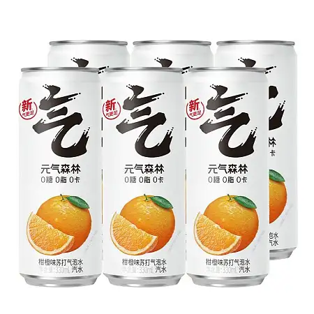 元气森林气泡水柑橙330ML*6