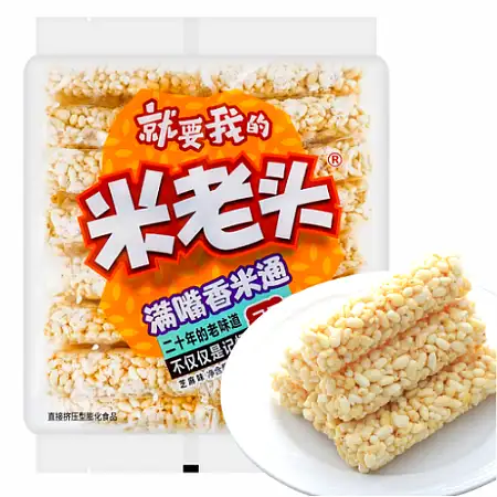 米老头香米通芝麻味 400g