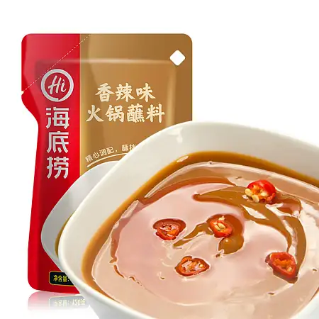 海底捞香辣味袋装火锅蘸料120g