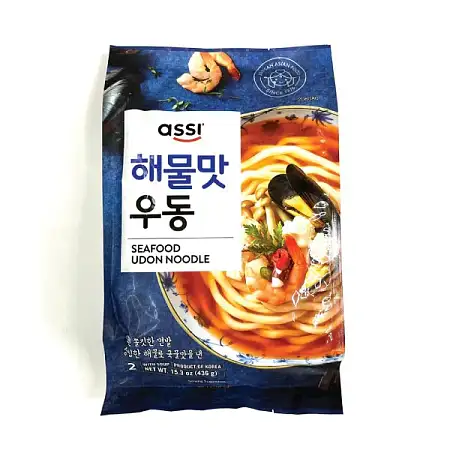 【过期免费】ASSI SEAFOOD UDON ASIAN NDL 434G