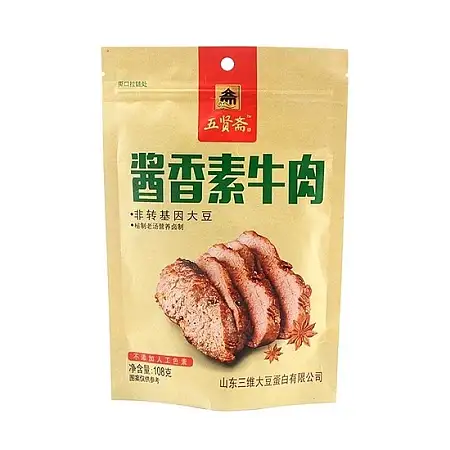 五贤斋酱香素牛肉108G