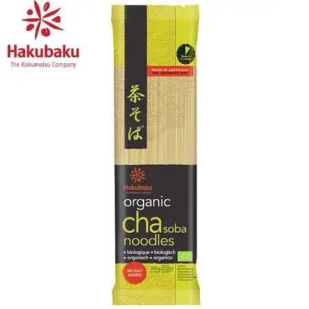 日本Hakubaku有机 绿茶荞麦面 200g