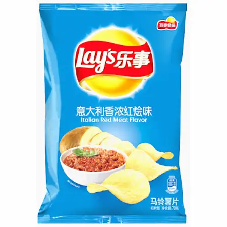 乐事 意大利香浓红烩味薯片70g