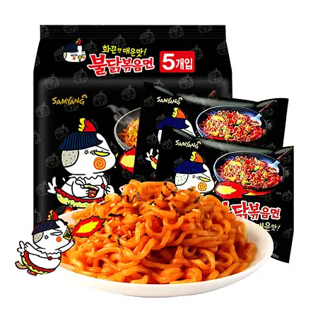 韩国samyang三养辣鸡拉面原味140g*5连包