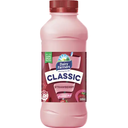 D/F CLS F/MLK STRAWBERRY 500ML