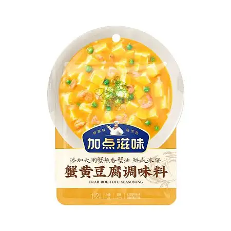 加点滋味蟹黄豆腐调味料50g