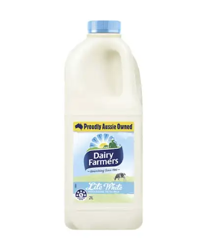 【鲜】Dairy Farmers lite white低脂牛奶2L