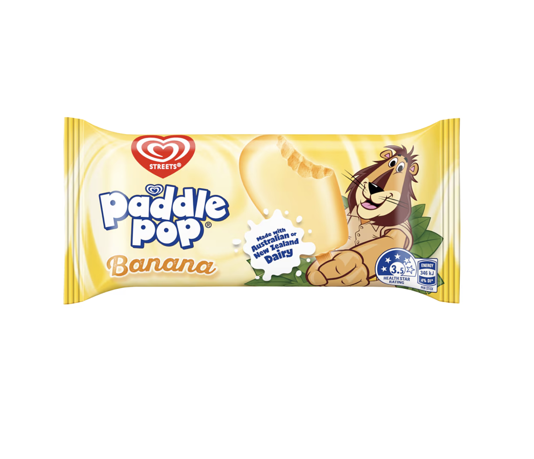 Paddle Pop - banana