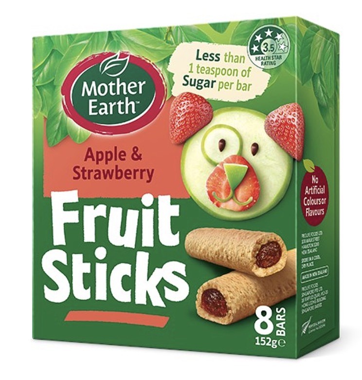Mother Earth apple&strawberry bar