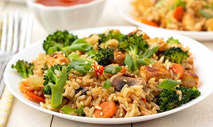 Vegetarian Fried Rice (5 Serves)