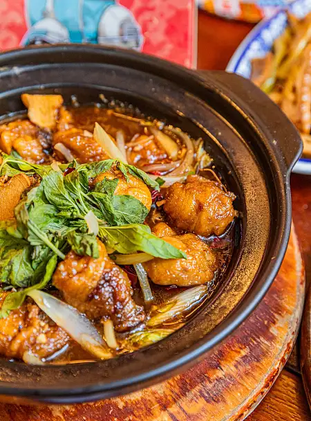 SF1 Thai Basil Chicken with Rice Wine, Sasemes Oil and Soy Sauce