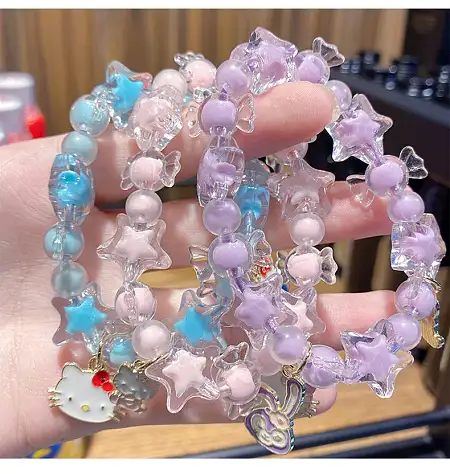 Cute bracelet with box卡通手链配首饰盒