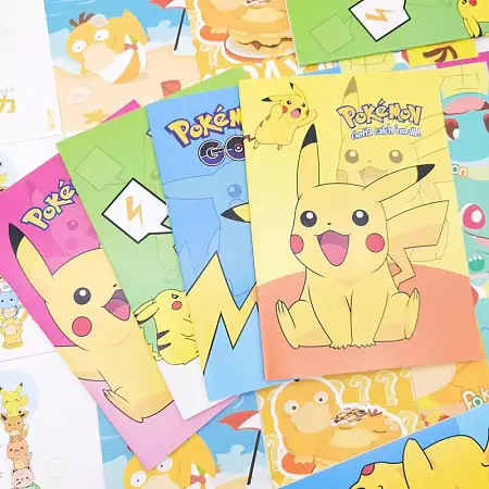 Pokemon pikachu Notebook皮卡丘笔记本A5 size
