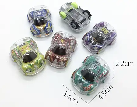 Mini pull back clear design car迷你回力透明壳小车