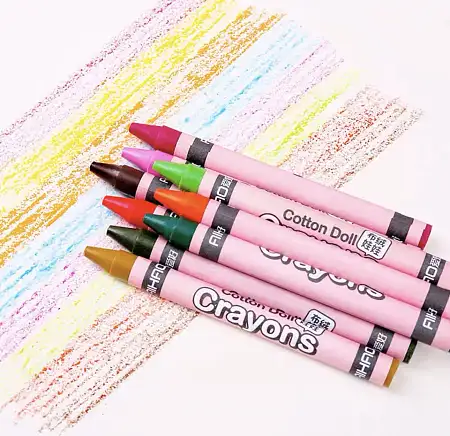 8pcs crayon 8色蜡笔