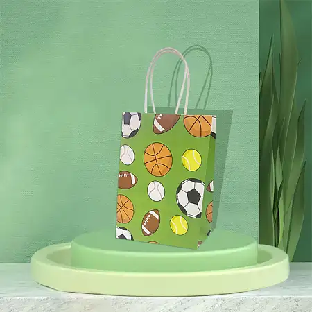 Basketball football game gift bag篮球足球主题礼袋