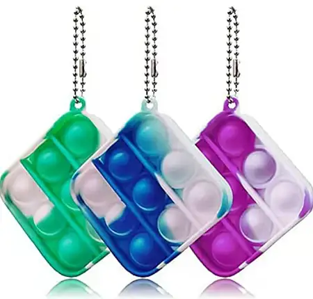 Mini pop it keychain方形迷你解压挂件